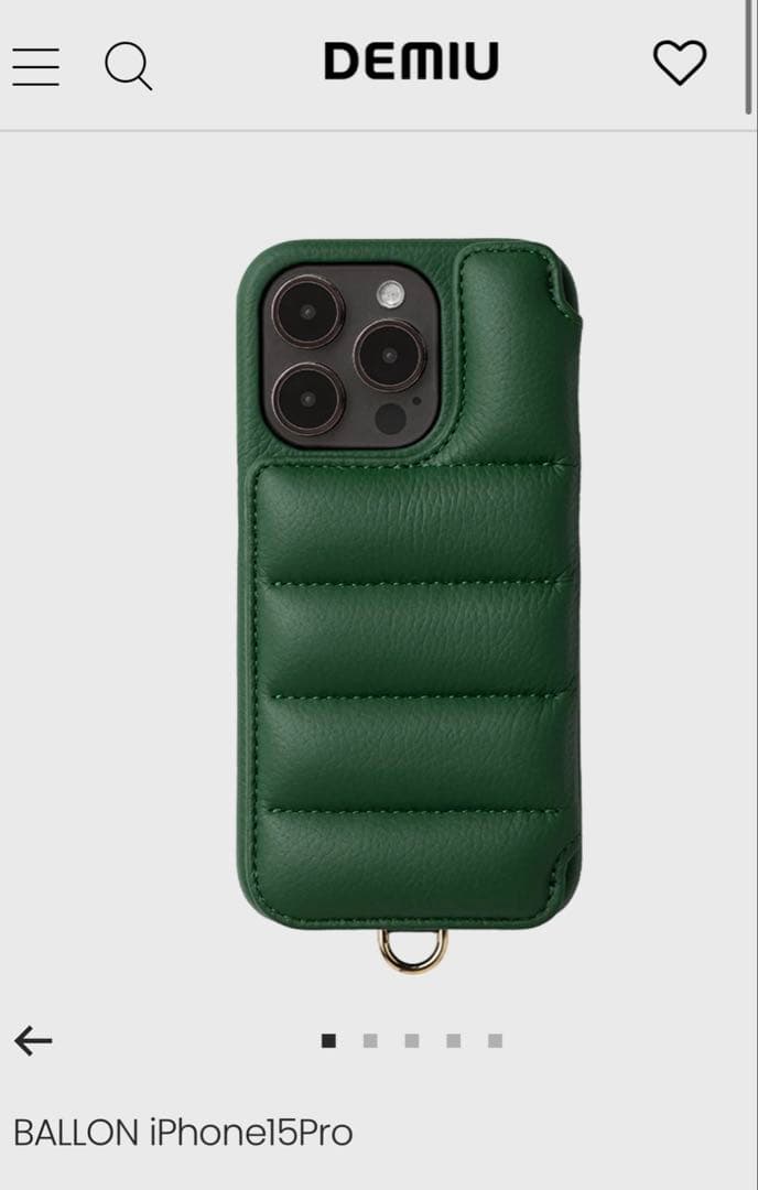 iPhoneアクセサリー demiu iPhone15pro