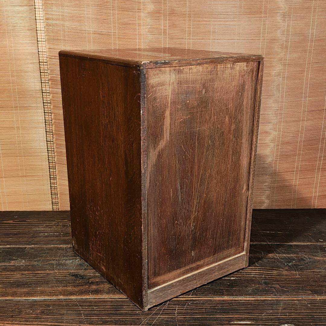 小引き出し6杯　小抽斗　昭和レトロ　木箱　古家具