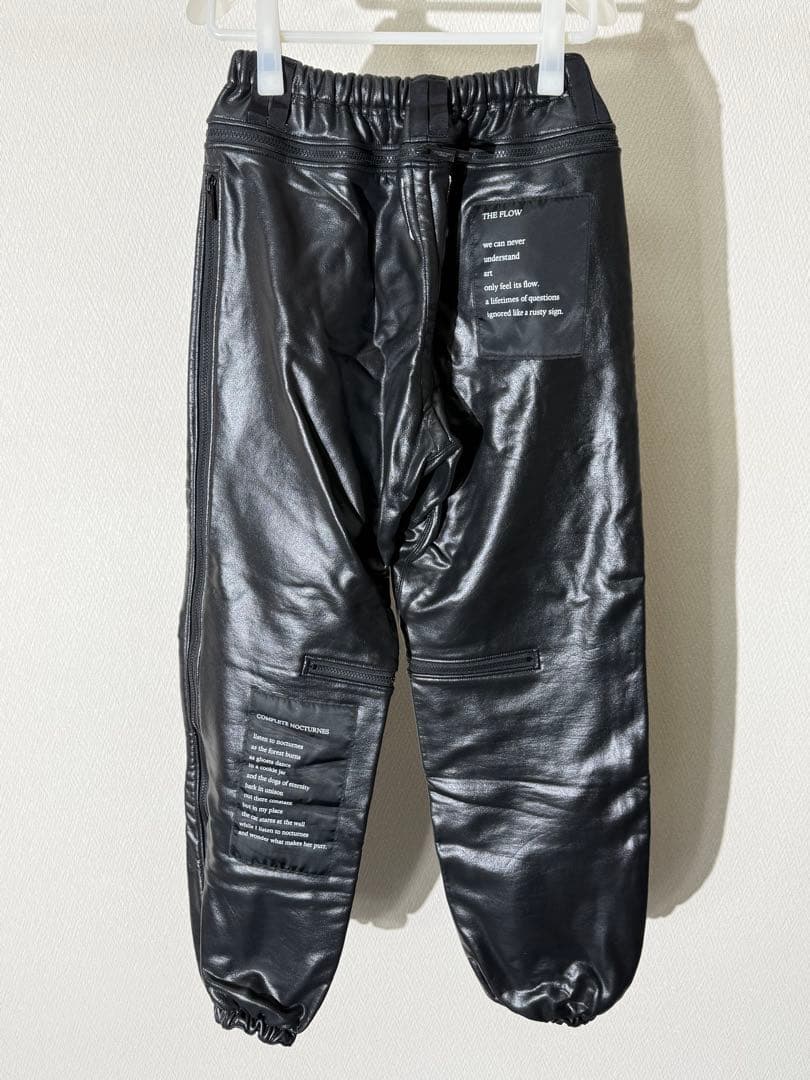 タカヒロミヤシタザソロイスト ZIP装飾 ストレッチパンツ