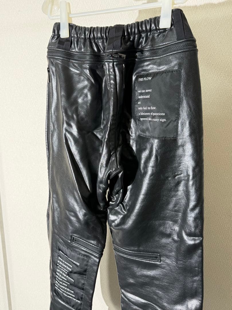 タカヒロミヤシタザソロイスト ZIP装飾 ストレッチパンツ