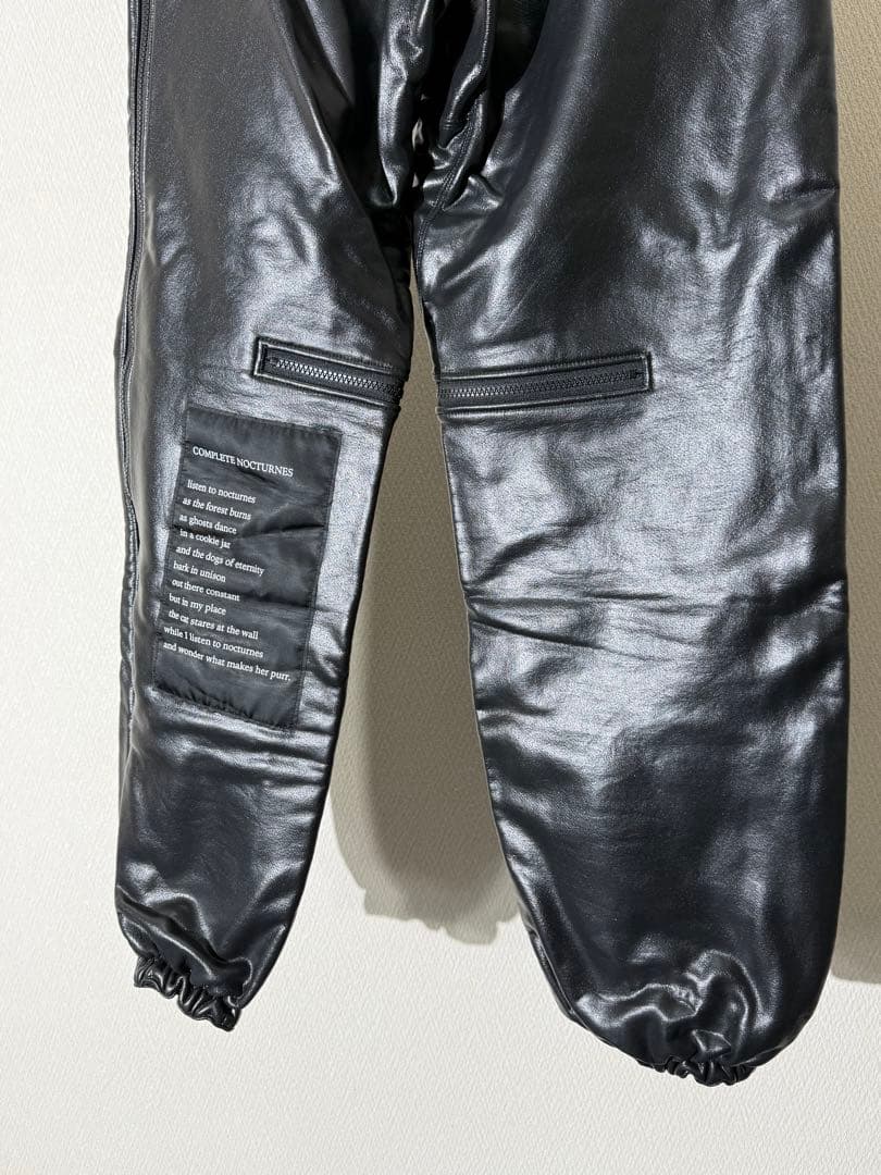 タカヒロミヤシタザソロイスト ZIP装飾 ストレッチパンツ