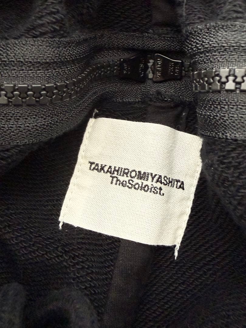 タカヒロミヤシタザソロイスト ZIP装飾 ストレッチパンツ