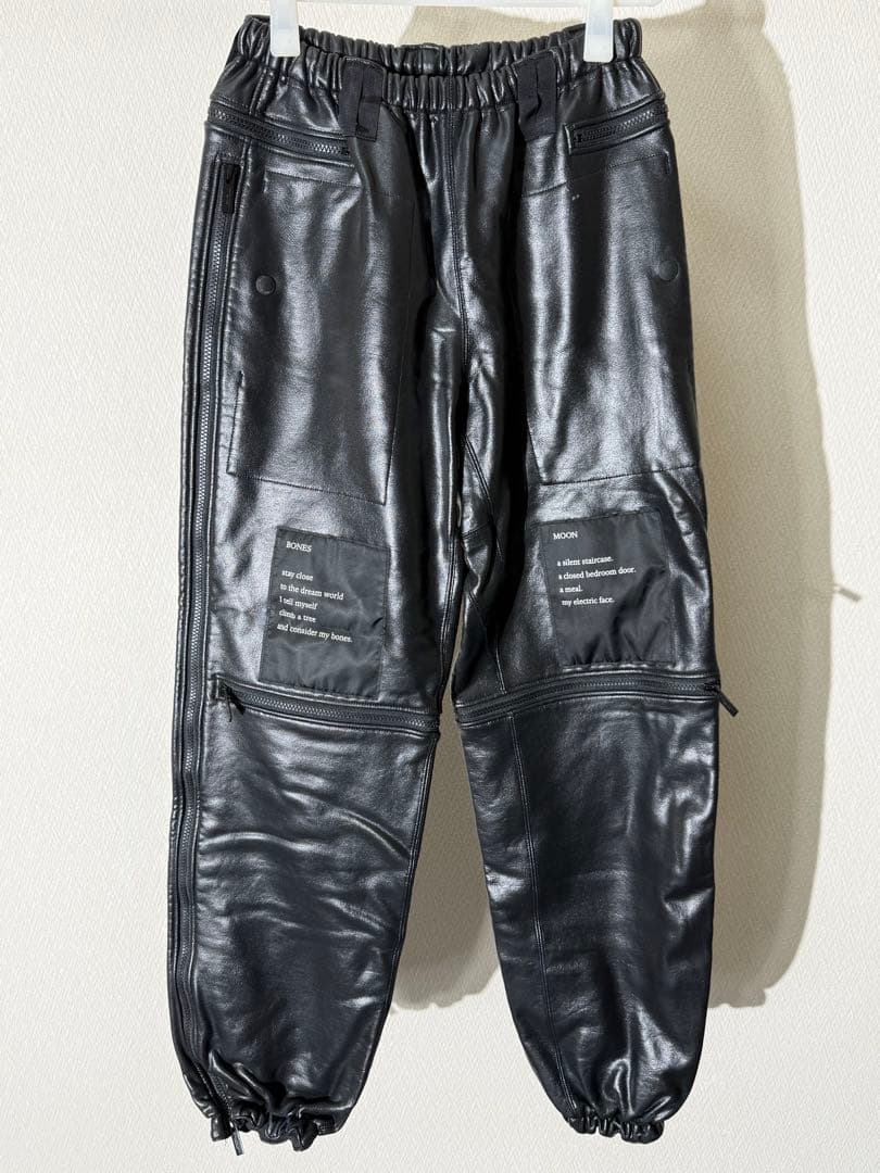 タカヒロミヤシタザソロイスト ZIP装飾 ストレッチパンツ