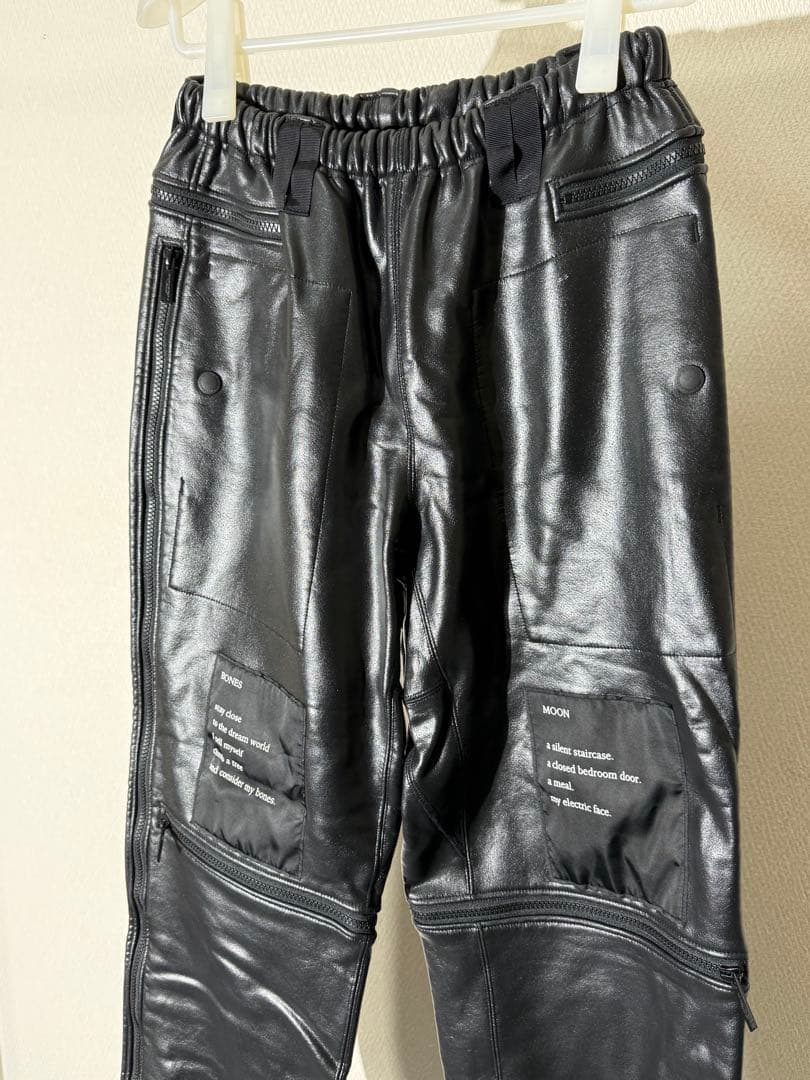 タカヒロミヤシタザソロイスト ZIP装飾 ストレッチパンツ