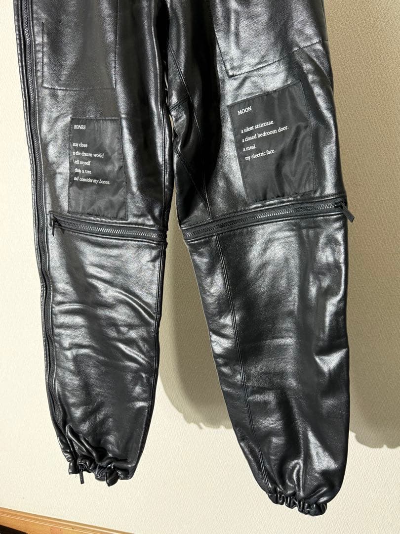 タカヒロミヤシタザソロイスト ZIP装飾 ストレッチパンツ