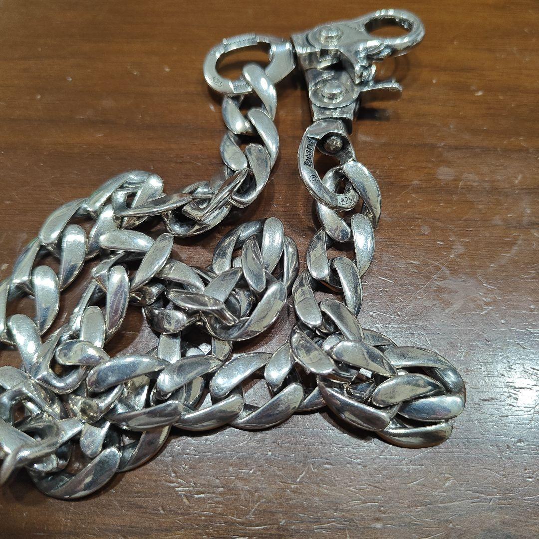 ウォレットチェーン　925刻印有　クロス