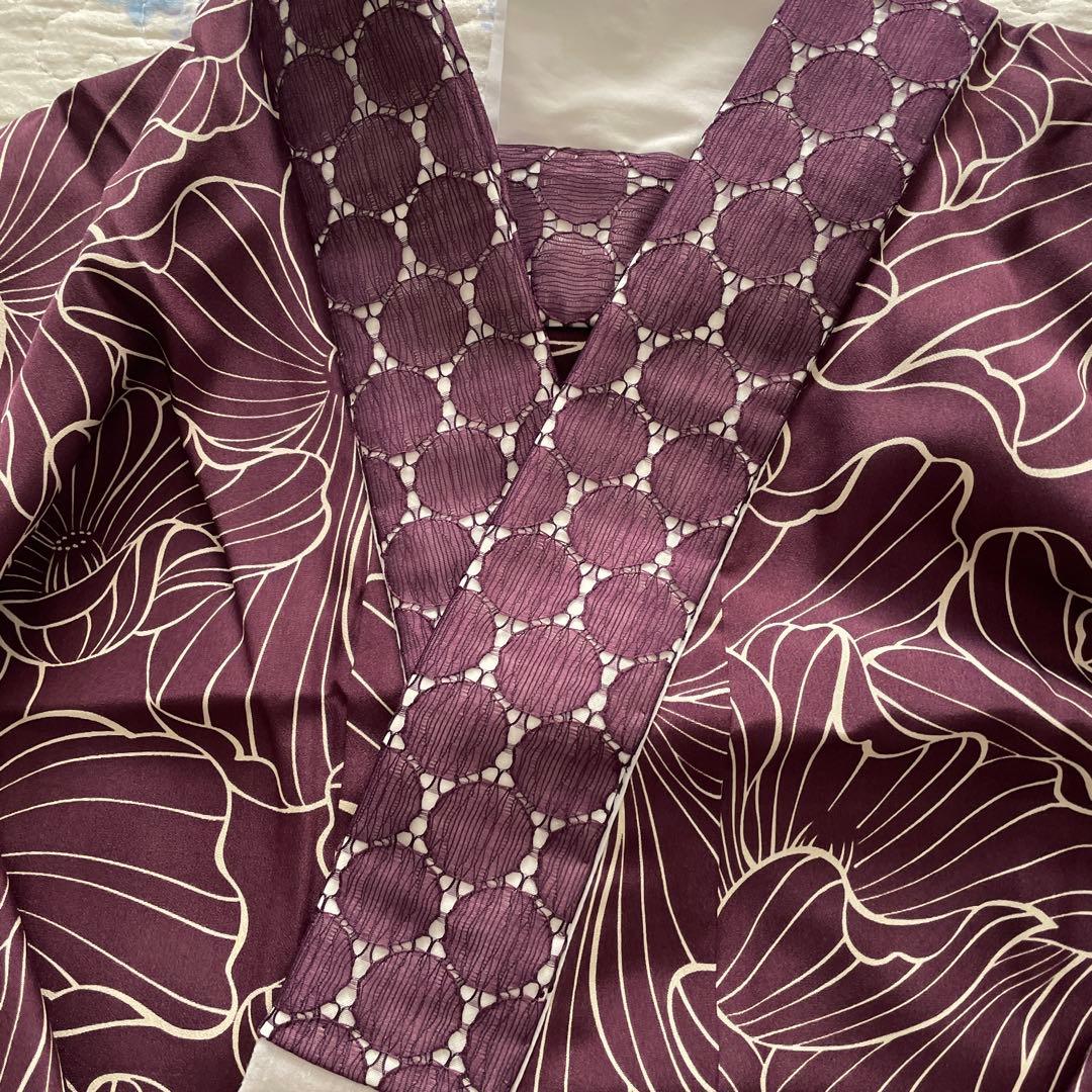 長襦袢　正絹　半衿付き