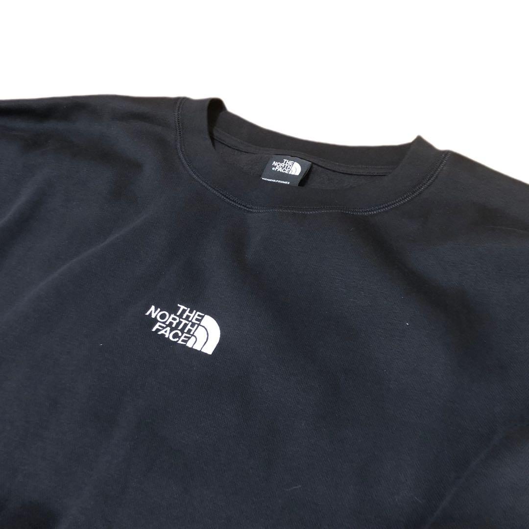 ノースフェイス　刺繍スウェットトレーナー　黒　日本XXL相当　SA18 7
