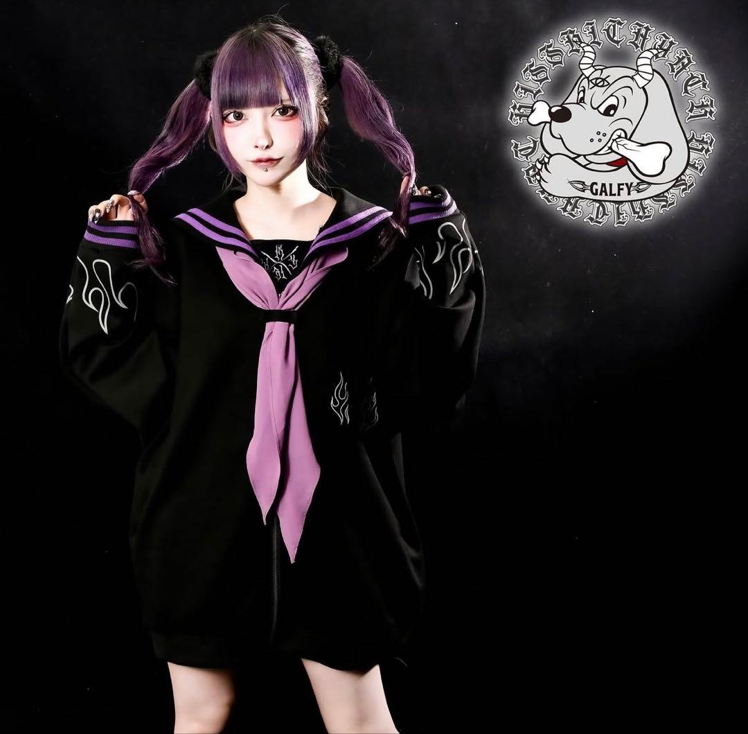 【GALFY×KRY 秋コレクションアイテム】「犬の企み学園」パープル