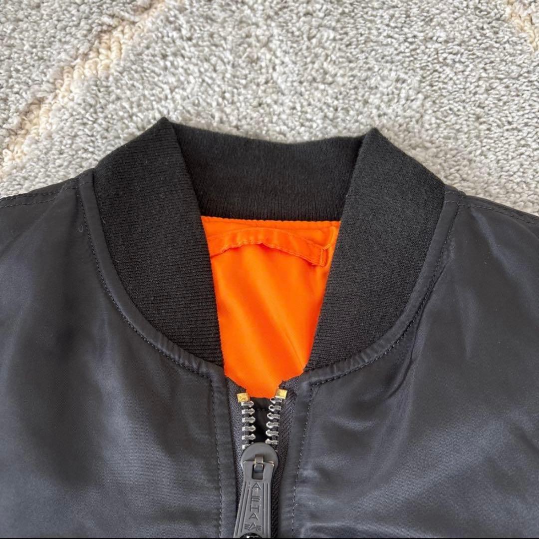 Alpha ブラック MA-1 フライトジャケット