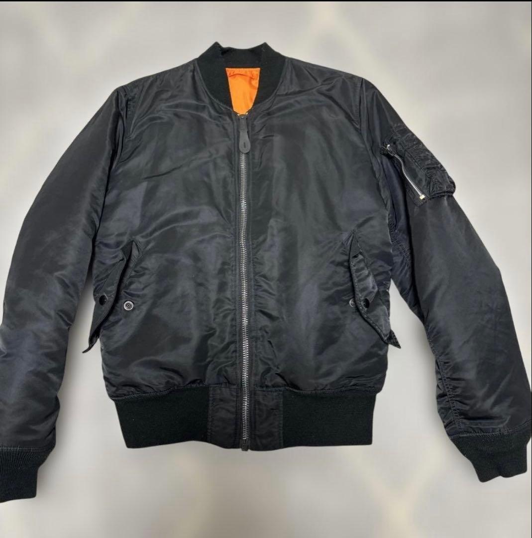 Alpha ブラック MA-1 フライトジャケット