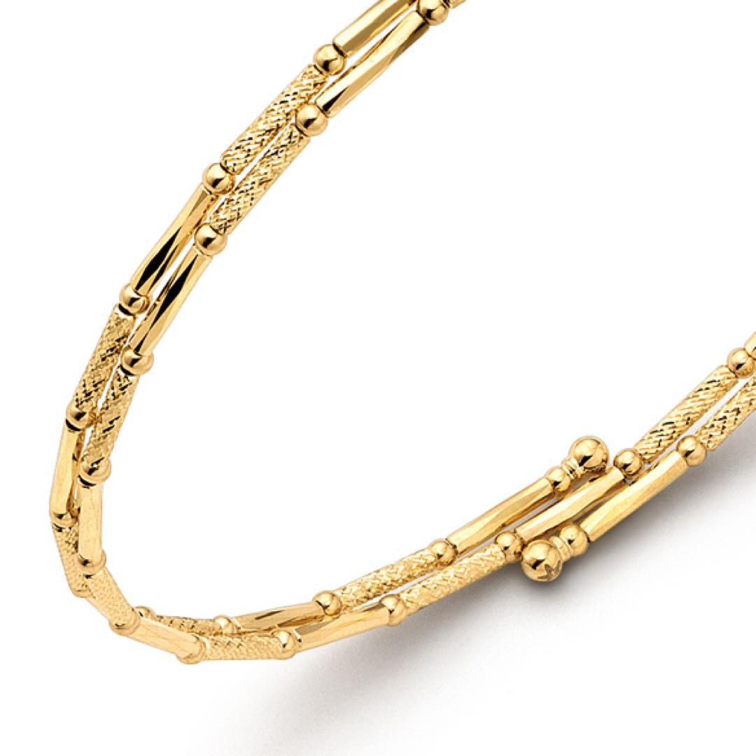 未使用 GINZA TANAKA K18イエローゴールド バングル