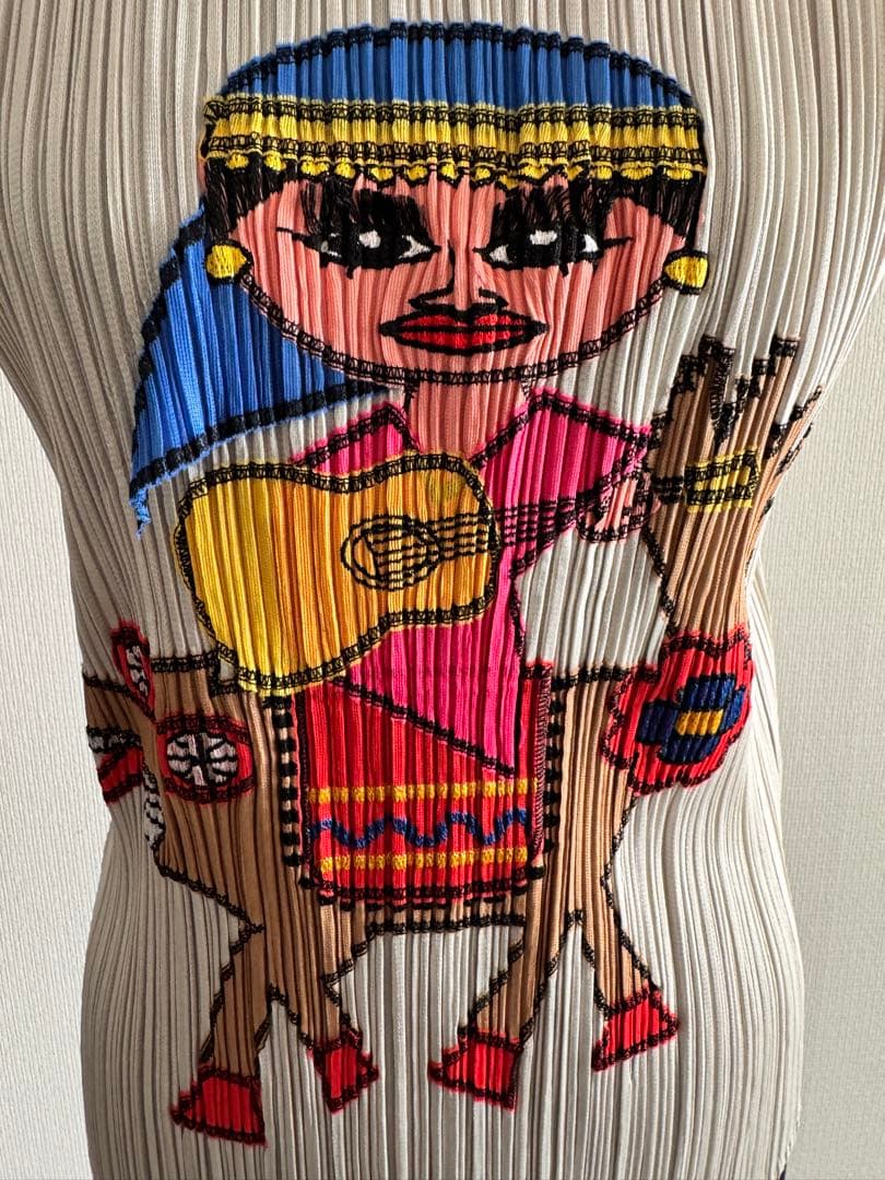 PLEATS PLEASE 半袖Tシャツ カラフル