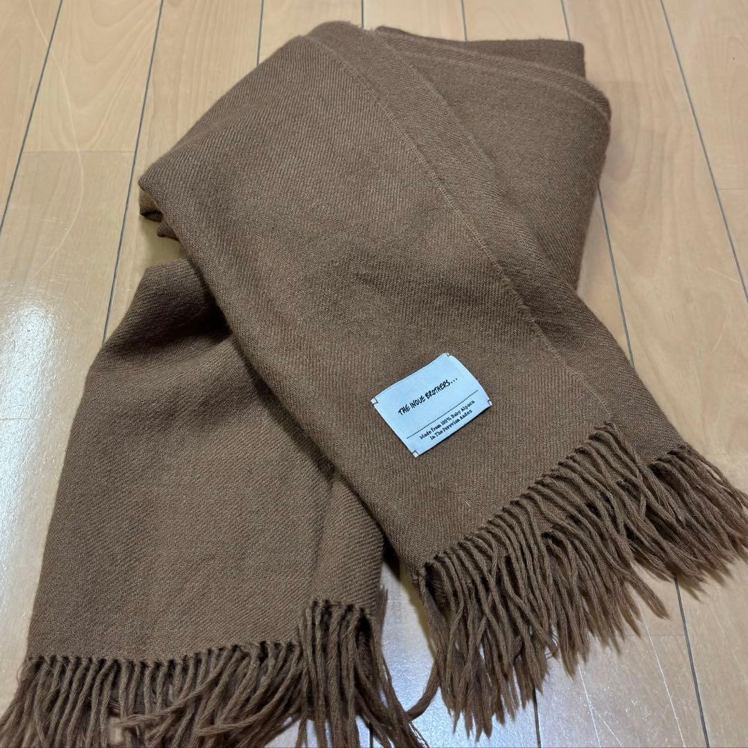 INOUVE BROTHERS ネイビー、ブラウン　マフラー