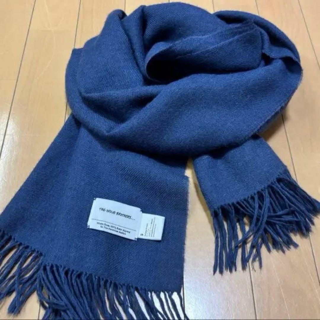 INOUVE BROTHERS ネイビー、ブラウン　マフラー