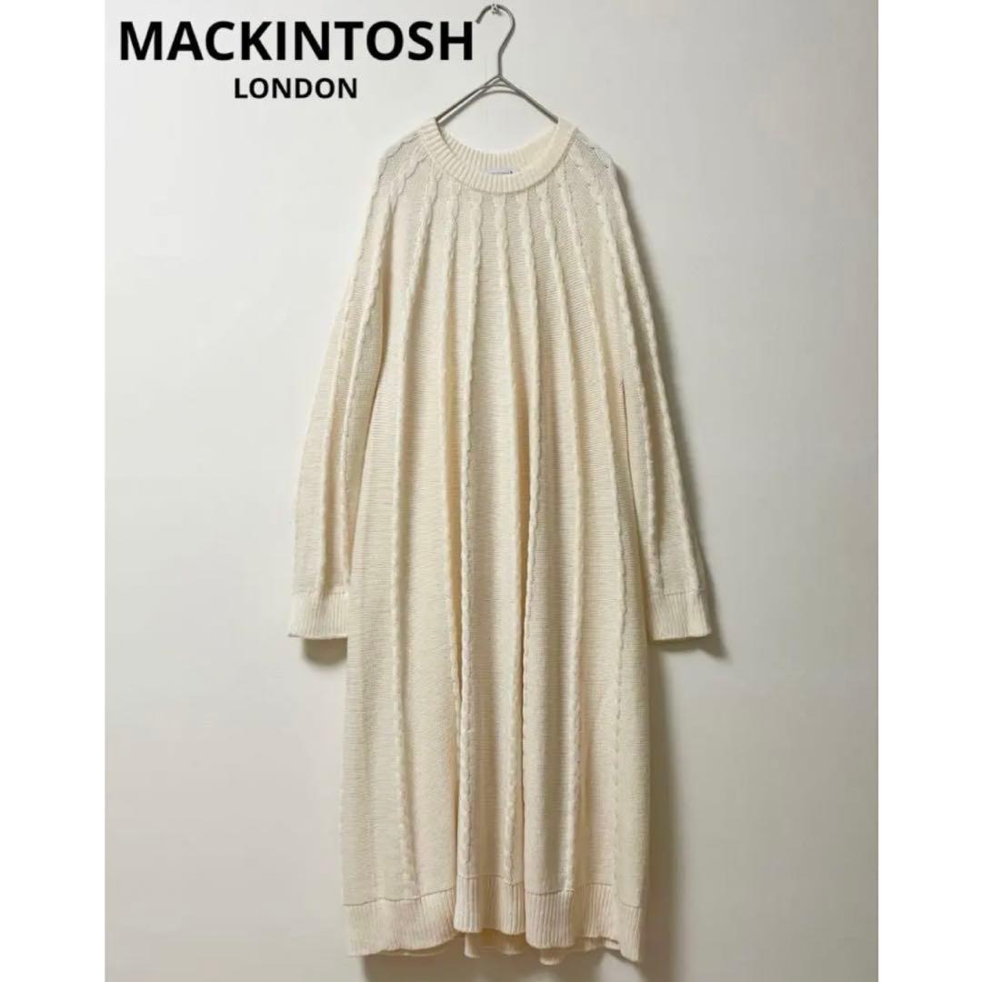 マッキントッシュロンドン　ワンピース　レディース　ニット　ロング丈　大きいサイズ