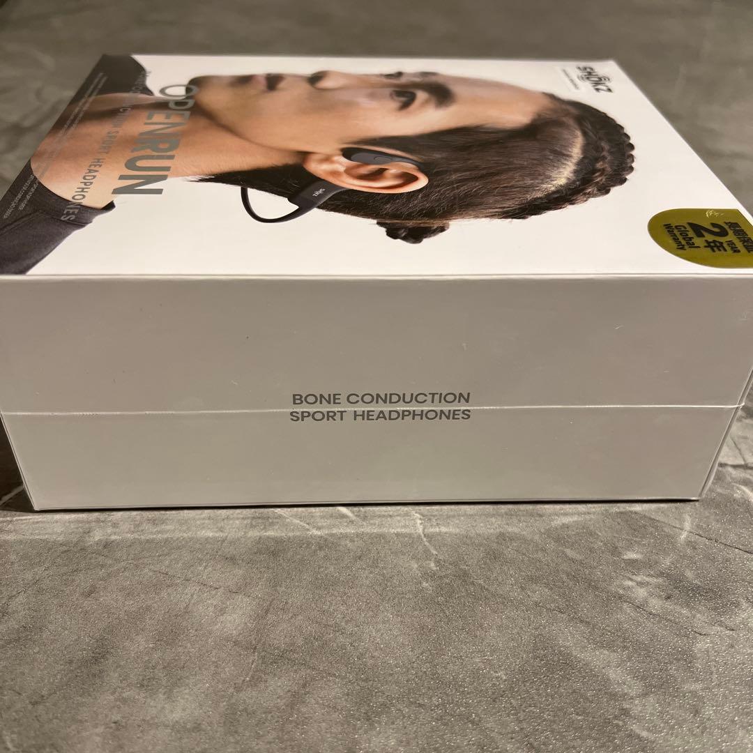 SHOKZ OpenRun 骨伝導イヤホン ブラック