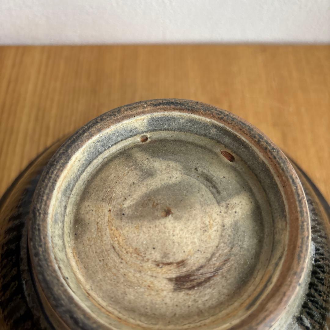 やちむん　沖縄　北窯　宮城正享　陶器　マカイ　丼　椀　トビカンナ　2枚　松田共司