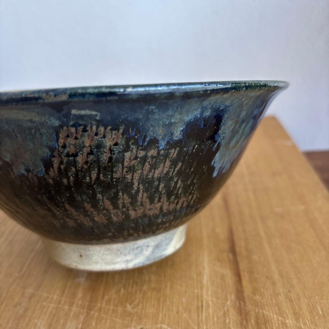 やちむん　沖縄　北窯　宮城正享　陶器　マカイ　丼　椀　トビカンナ　2枚　松田共司