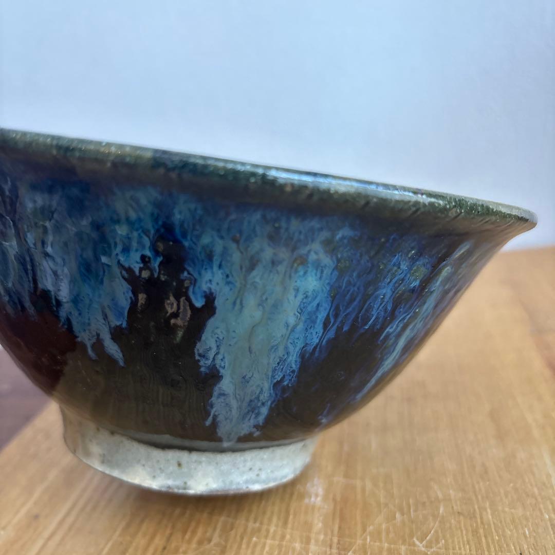 やちむん　沖縄　北窯　宮城正享　陶器　マカイ　丼　椀　トビカンナ　2枚　松田共司