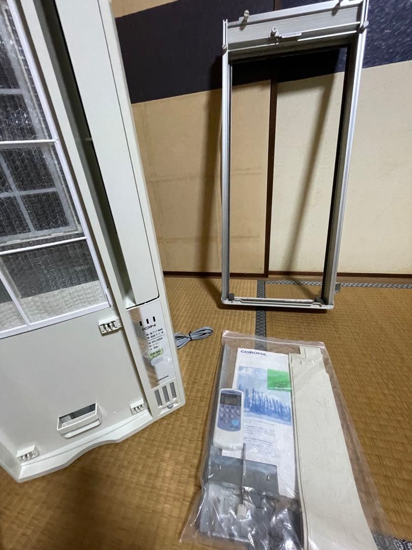 コロナ窓用エアコン リモコン付き