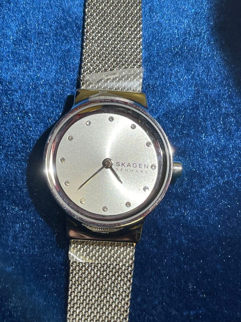 新品スカーゲン フレヤ SKW2715 ステンレススチール クオーツ動作確認済み