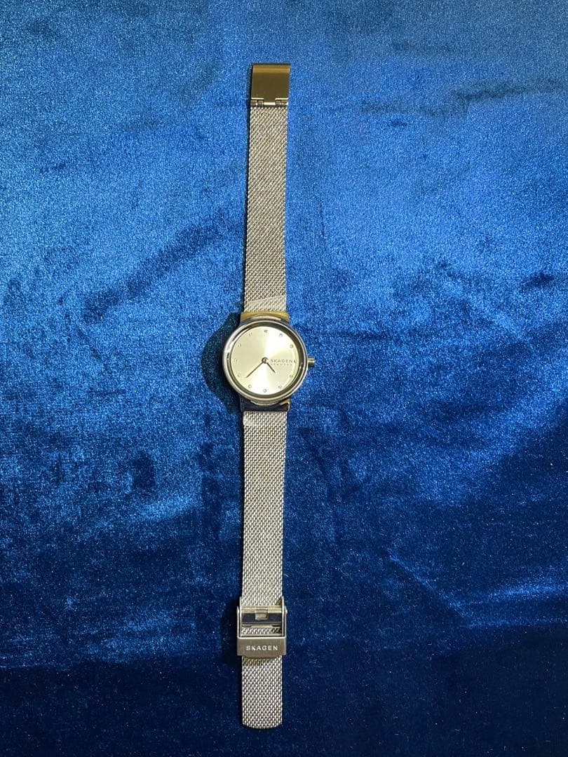 新品スカーゲン フレヤ SKW2715 ステンレススチール クオーツ動作確認済み