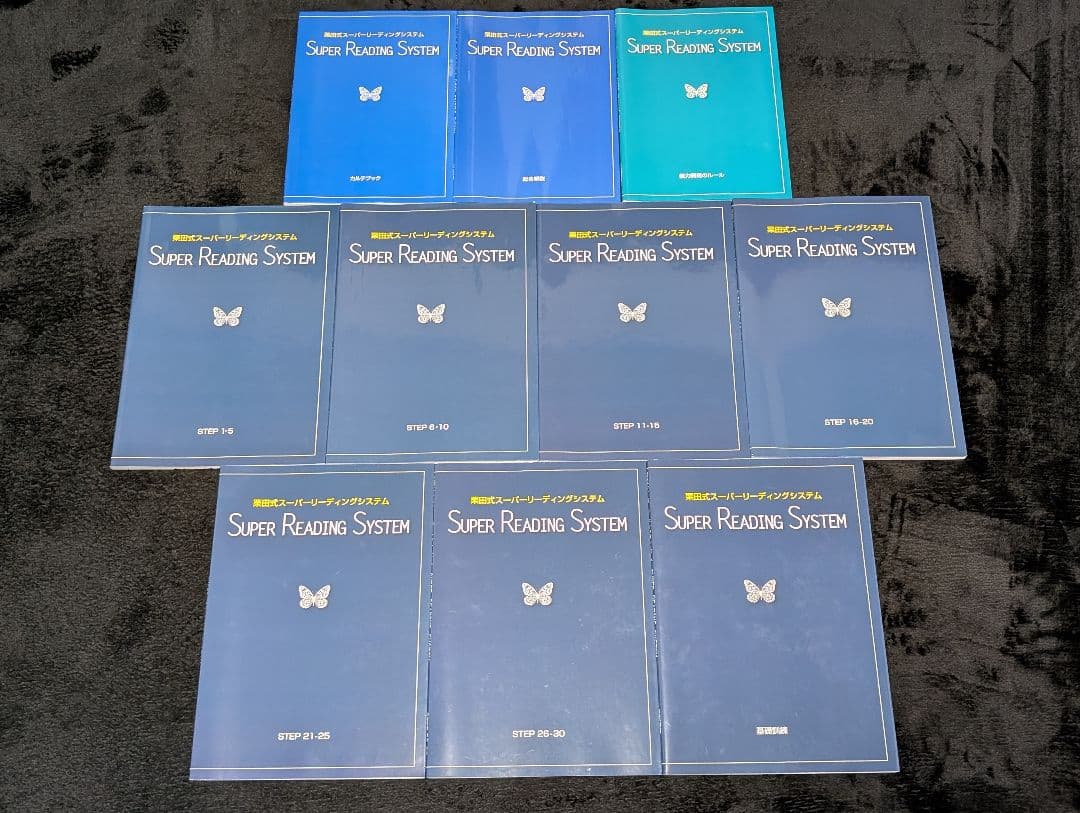 栗田式速読 SRSスーパーリーディングシステム 初級 中級 上級セット