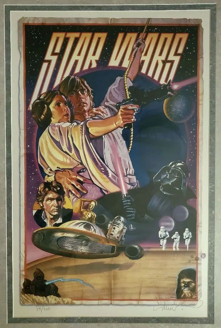 ゴ*ん様 追悼【ドゥルー・ストゥルーザン】直筆サイン入『スター・ウォーズ１』限定