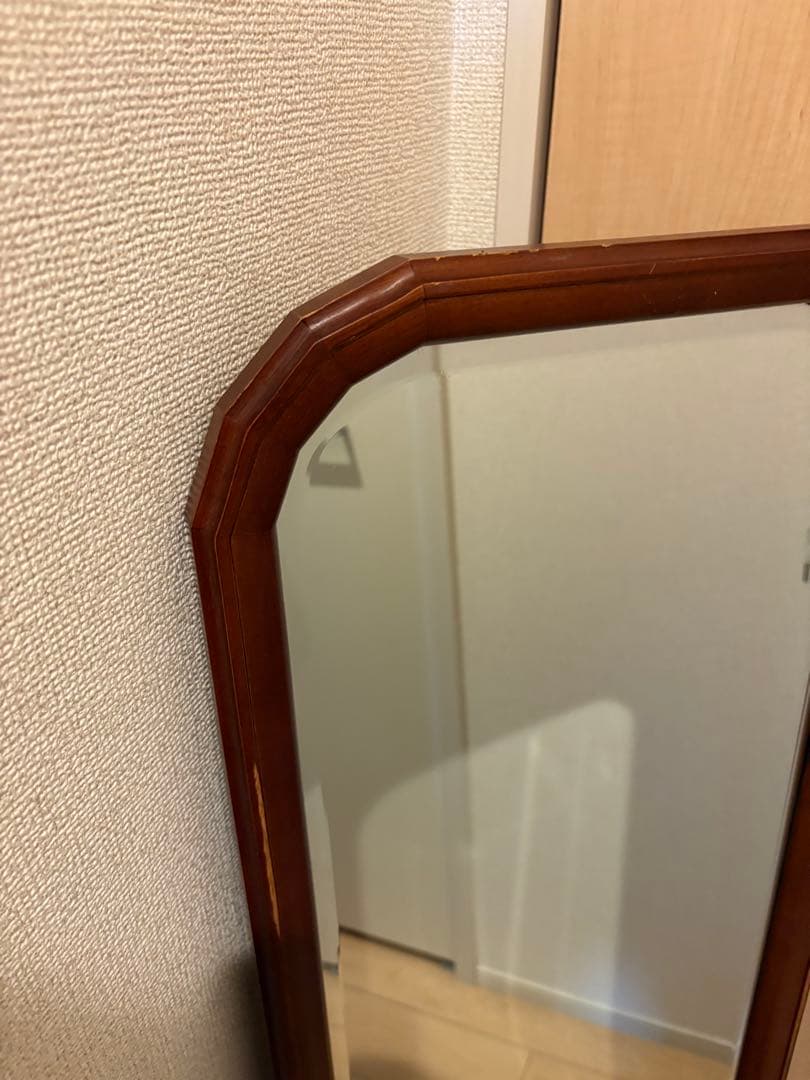 【お買い得 逸品】最高級 銅引鏡 ミエ ミラー 姿見 昭和レトロ　アンティーク