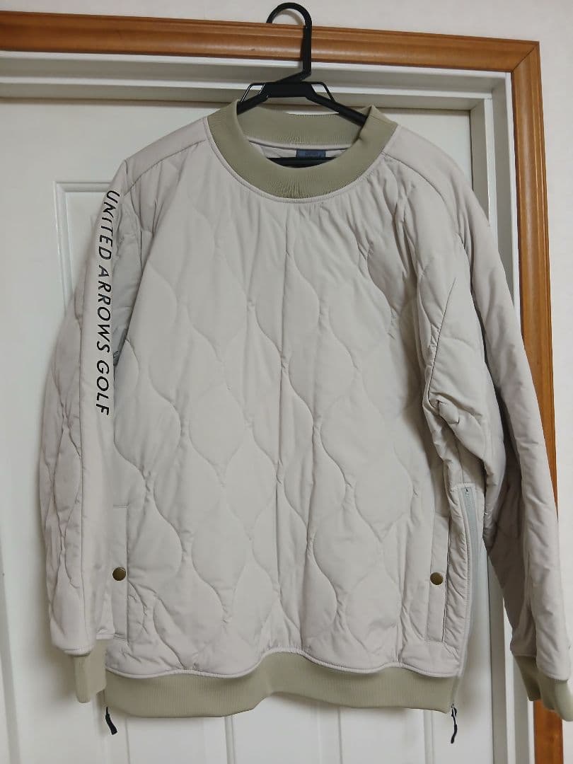 美品/UNITED ARROWS GOLF キルティングジャケット プルオーバー