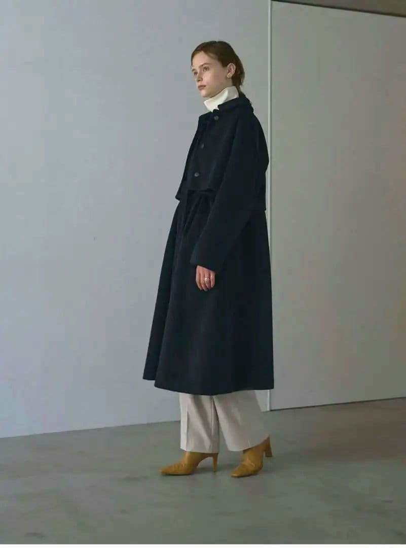 【新品】MANOF wool Beaver 3way coat ネイビー