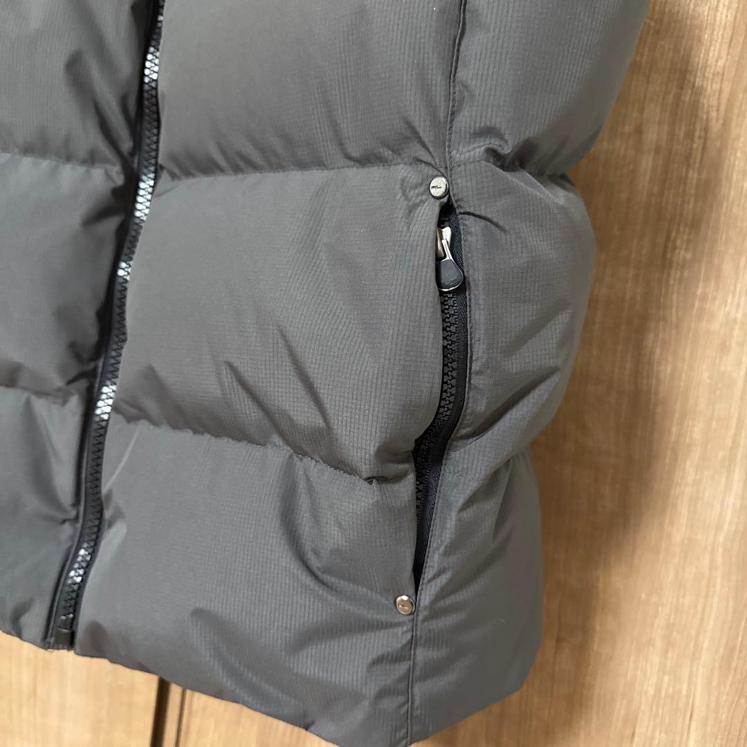 【美品】ポロ・ラルフ・ローレン フード付き2wayダウンベストＭ グレー