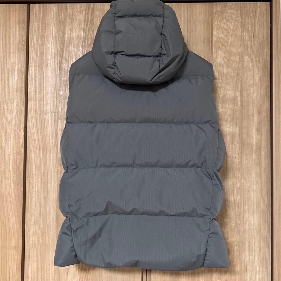 【美品】ポロ・ラルフ・ローレン フード付き2wayダウンベストＭ グレー