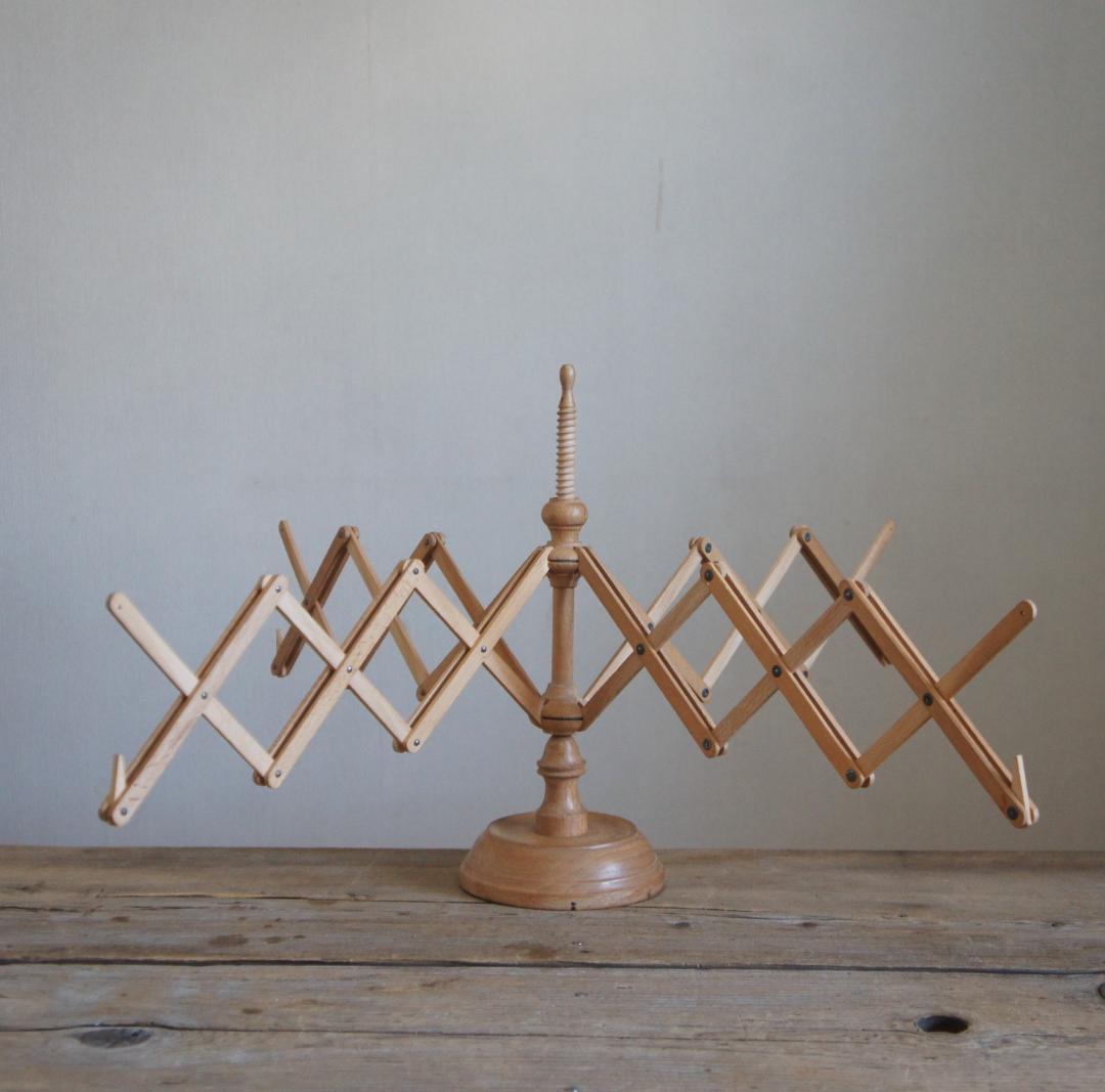 お勧め　小型　かせくり器　かせくり機　ブロカント　フランス　アンティーク