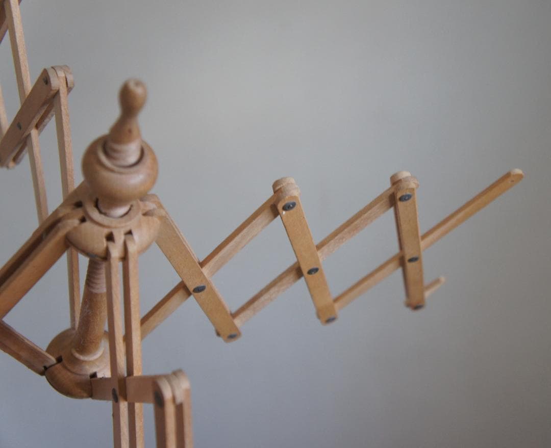 お勧め　小型　かせくり器　かせくり機　ブロカント　フランス　アンティーク