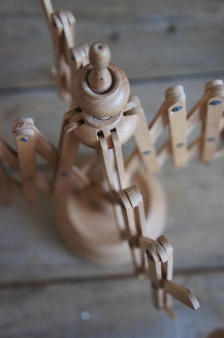 お勧め　小型　かせくり器　かせくり機　ブロカント　フランス　アンティーク