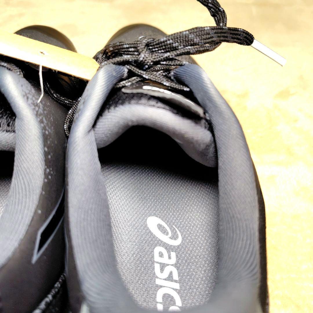 新品未使用 アシックス テニスシューズ メンズ　ワイド 26 ブラック 黒 人気