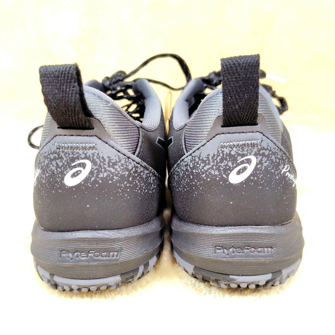 新品未使用 アシックス テニスシューズ メンズ　ワイド 26 ブラック 黒 人気