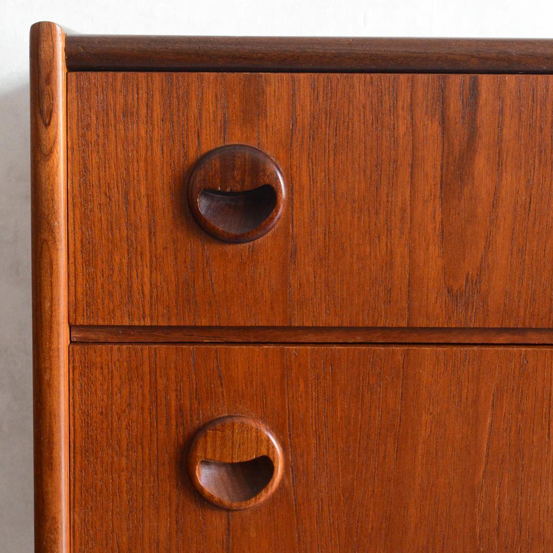 ミルメルシィ　 デンマーク チーク３段チェスト 北欧家具 北欧デザイン