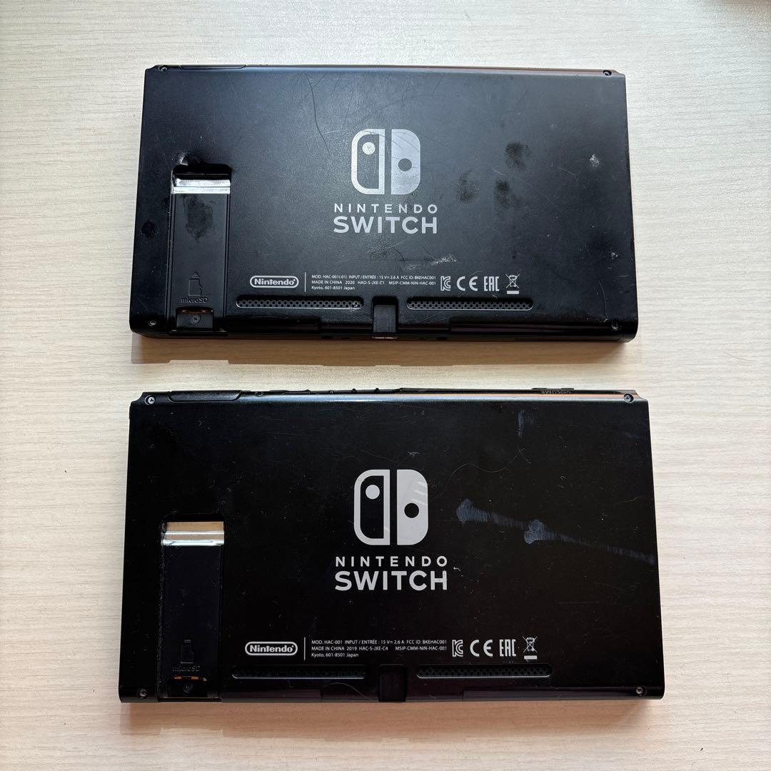 Nintendo Switch 2台セット 傷あり ジャンク