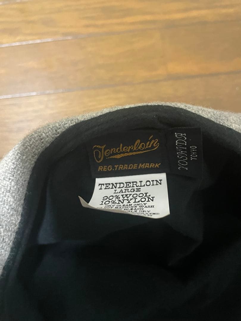 TENDERLOINテンダーロインキャスケット Lサイズ グレー