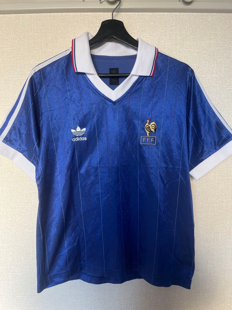 激レア　フランス代表 1970年代 プラティニ ユニフォーム 復刻　90s L