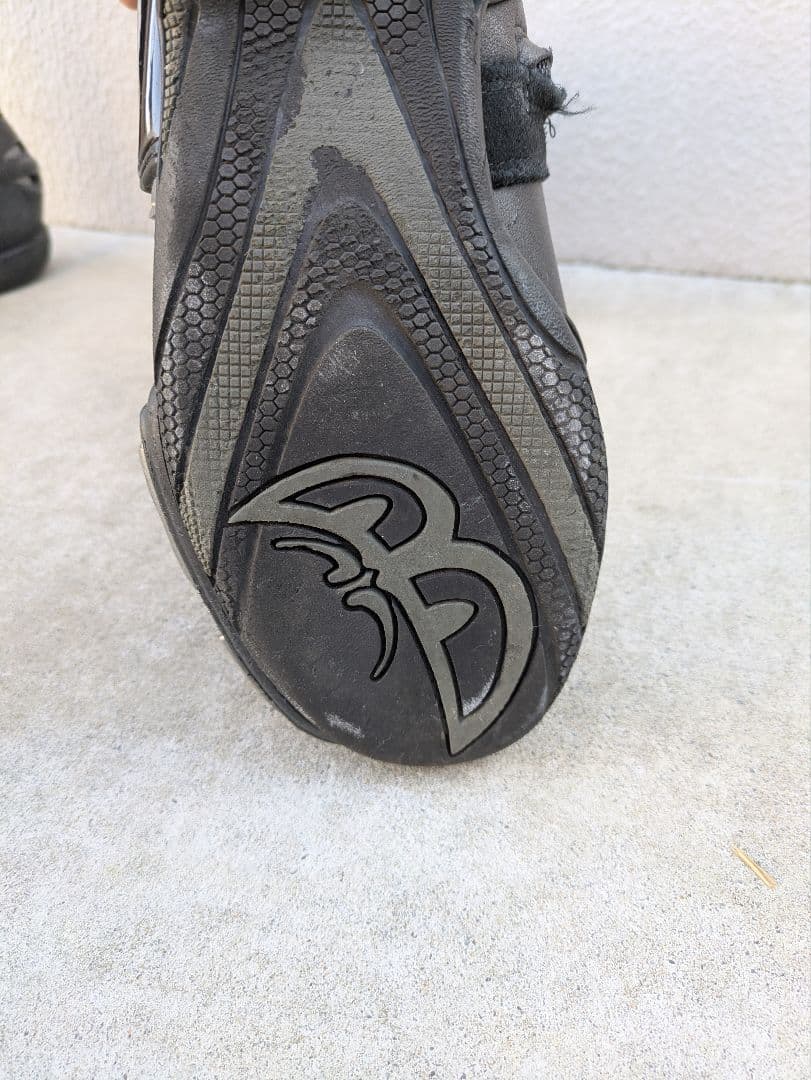 BERIK バイクブーツ 2.0 ブラック/ホワイト サイズ41