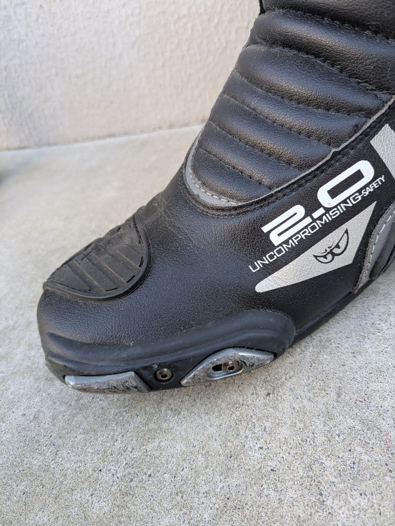 BERIK バイクブーツ 2.0 ブラック/ホワイト サイズ41