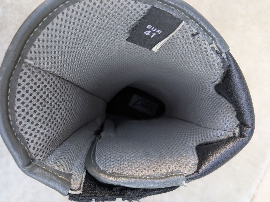 BERIK バイクブーツ 2.0 ブラック/ホワイト サイズ41