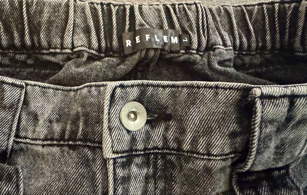 REFLEM フレアデニムカーゴパンツ グレー L メンズ レディース