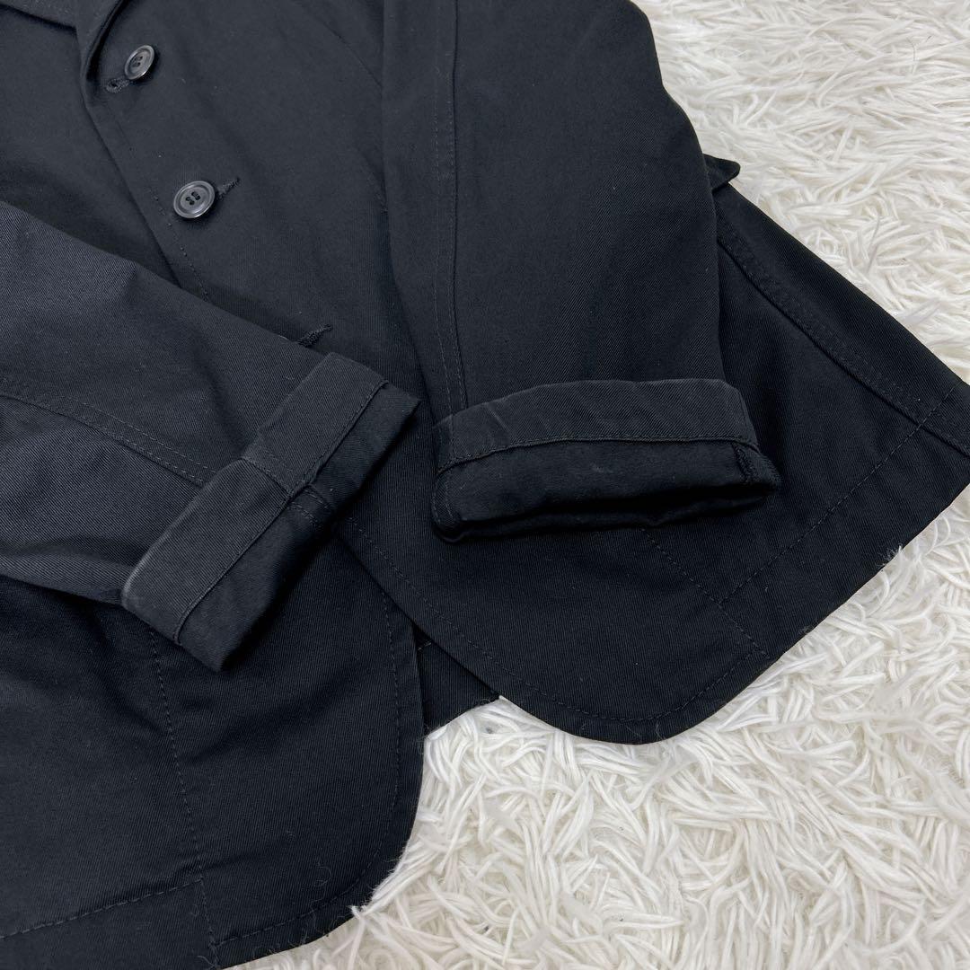 BLACKコムデギャルソン テーラードジャケット S 黒 日本製　キレイめ