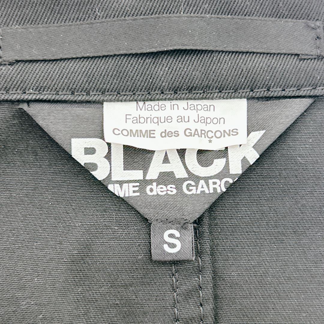 BLACKコムデギャルソン テーラードジャケット S 黒 日本製　キレイめ