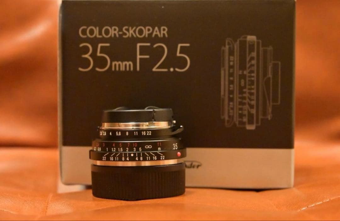 極美品おまけフード付　COLOR-SKOPAR 35mm F2.5 単焦点レンズ